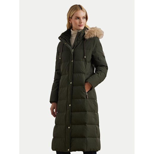 LAUREN RALPH LAUREN Kurtka puchowa 297957509005 Zielony Regular Fit ze sklepu MODIVO w kategorii Kurtki damskie - zdjęcie 182718713
