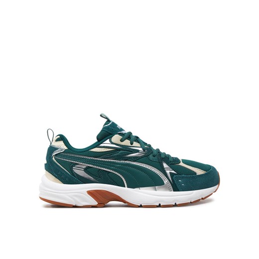 Puma Sneakersy Milenio Tech Suede 393489 08 Zielony ze sklepu MODIVO w kategorii Buty sportowe męskie - zdjęcie 182718724