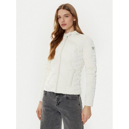 Guess Kurtka puchowa W5RL00 WGV30 Écru Regular Fit ze sklepu MODIVO w kategorii Kurtki damskie - zdjęcie 182718744