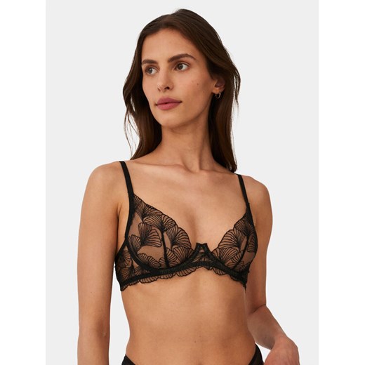Undress Code Biustonosz z fiszbiną Adore 542 Czarny ze sklepu MODIVO w kategorii Biustonosze - zdjęcie 182718774
