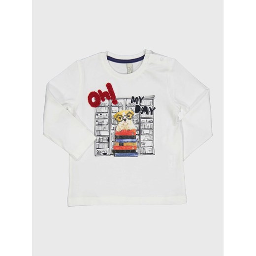 Birba Trybeyond Bluzka 999 54045 00 D Biały Regular Fit ze sklepu MODIVO w kategorii T-shirty chłopięce - zdjęcie 182718782