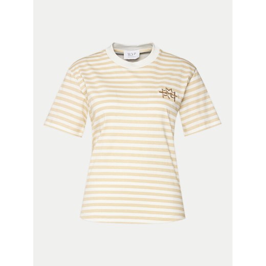 MVP Wardrobe T-Shirt MVPE4TS110.0JE0125 Beżowy Classic Fit ze sklepu MODIVO w kategorii Bluzki damskie - zdjęcie 182718784