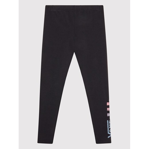 Vans Legginsy Rough Draft VN0A7RTZ Czarny Slim Fit ze sklepu MODIVO w kategorii Spodnie dziewczęce - zdjęcie 182718831