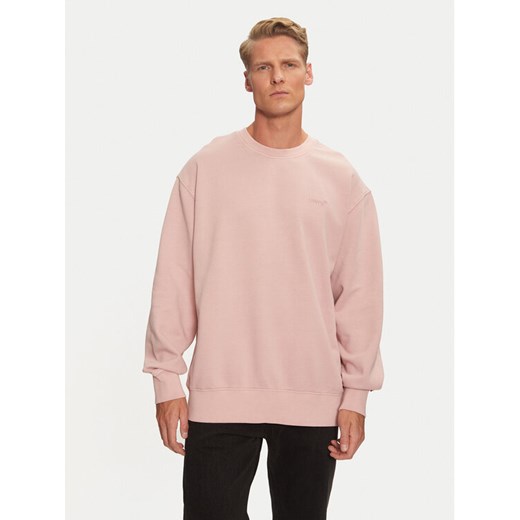 Levi's® Bluza Authentic A9244-0018 Różowy Relaxed Fit ze sklepu MODIVO w kategorii Bluzy męskie - zdjęcie 182718863