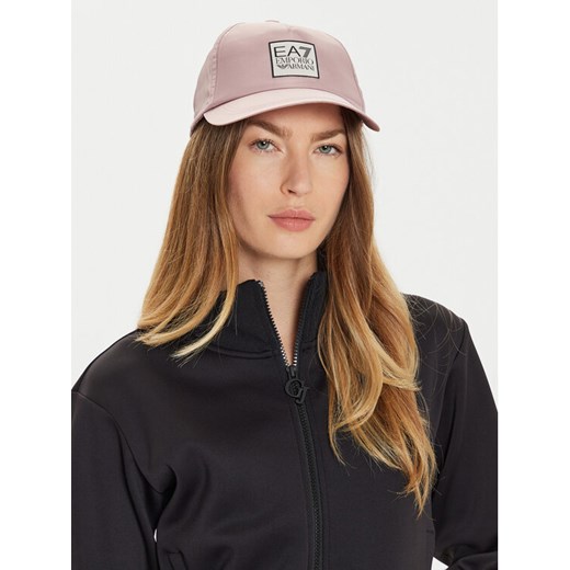 EA7 Emporio Armani Czapka z daszkiem 280044 4F100 27372 Różowy ze sklepu MODIVO w kategorii Czapki z daszkiem damskie - zdjęcie 182718882