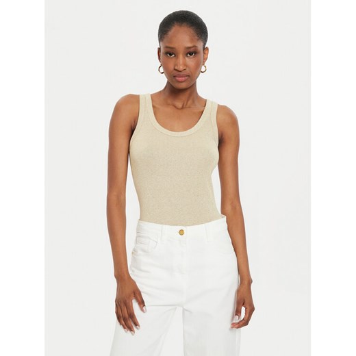 ViCOLO Top UB0009 Złoty Regular Fit ze sklepu MODIVO w kategorii Bluzki damskie - zdjęcie 182718892