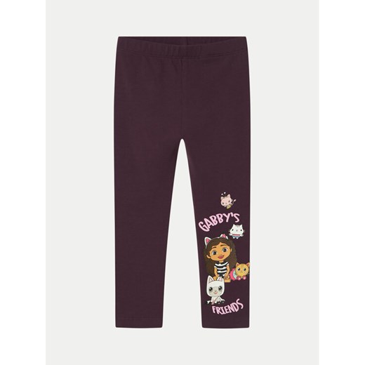NAME IT Legginsy GABBY 13231883 Fioletowy Slim Fit ze sklepu MODIVO w kategorii Legginsy niemowlęce - zdjęcie 182718894