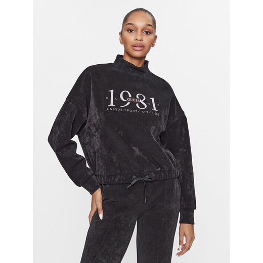 Guess Bluza V3BQ00 KBC00 Czarny Regular Fit ze sklepu MODIVO w kategorii Bluzy damskie - zdjęcie 182718900
