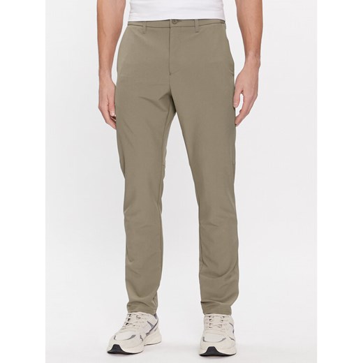 Boss Chinosy T_Commuter 50495497 Zielony Slim Fit ze sklepu MODIVO w kategorii Spodnie męskie - zdjęcie 182718902