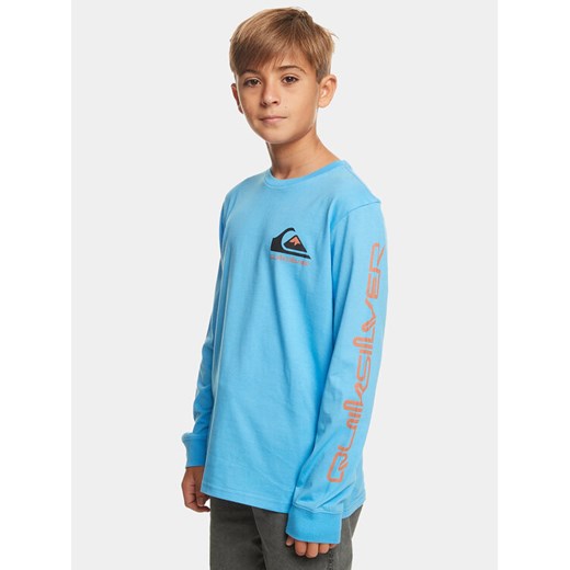 Quiksilver Bluzka Omnilogo Tees EQBZT04665 Błękitny Regular Fit ze sklepu MODIVO w kategorii T-shirty chłopięce - zdjęcie 182718903