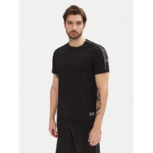 EA7 Emporio Armani T-Shirt 7M000138 AF10375 UC001 Czarny Regular Fit ze sklepu MODIVO w kategorii T-shirty męskie - zdjęcie 182718953