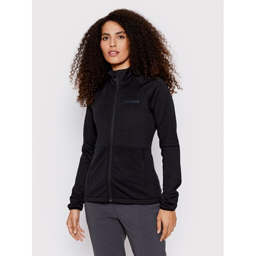 Marmot Polar Leconte Fleece 12810 Czarny Regular Fit ze sklepu MODIVO w kategorii Bluzy damskie - zdjęcie 182718990