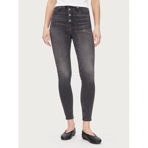 Calvin Klein Jeans Jeansy J20J225509 Czarny Super Skinny Fit ze sklepu MODIVO w kategorii Jeansy damskie - zdjęcie 182719022