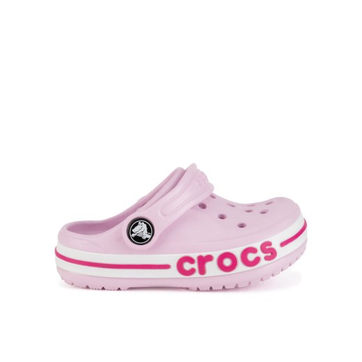 Crocs Klapki BAYABAND CLOG T 207018-6TG Różowy ze sklepu MODIVO w kategorii Klapki dziecięce - zdjęcie 182719042