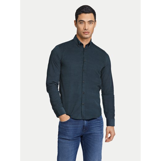 Lindbergh Koszula 30-203248A Zielony Relaxed Fit ze sklepu MODIVO w kategorii Koszule męskie - zdjęcie 182719051