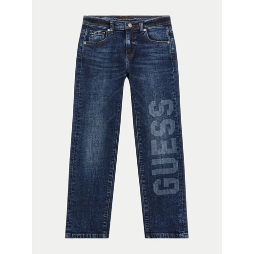 Guess Jeansy L4YA09 D52Z0 Granatowy Relaxed Fit ze sklepu MODIVO w kategorii Spodnie dziewczęce - zdjęcie 182719062