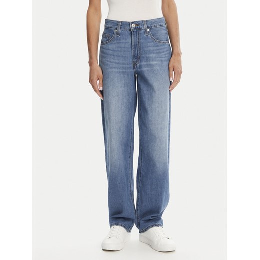Levi's® Jeansy Dad A3494-0057 Niebieski Baggy Fit ze sklepu MODIVO w kategorii Jeansy damskie - zdjęcie 182719112