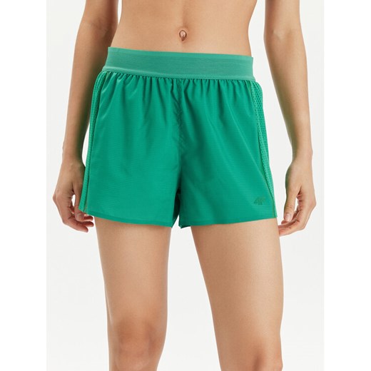 4F Szorty sportowe 4FWSS24TFSHF502 Zielony Regular Fit ze sklepu MODIVO w kategorii Szorty - zdjęcie 182719163