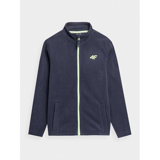 4F Polar 4FJAW23TFLEM105 Granatowy Regular Fit ze sklepu MODIVO w kategorii Bluzy chłopięce - zdjęcie 182719180