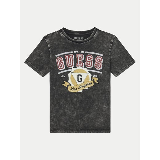 Guess T-Shirt L5RI08 K8HM4 Czarny Regular Fit ze sklepu MODIVO w kategorii T-shirty chłopięce - zdjęcie 182719202
