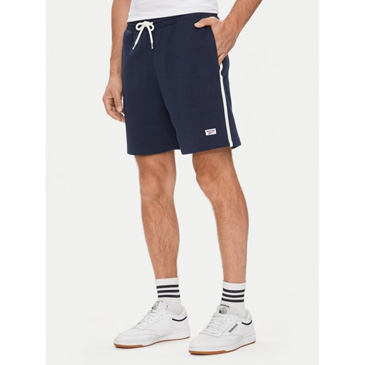 Reebok Szorty sportowe Court Sport 100075660 Granatowy Regular Fit ze sklepu MODIVO w kategorii Spodenki męskie - zdjęcie 182719203