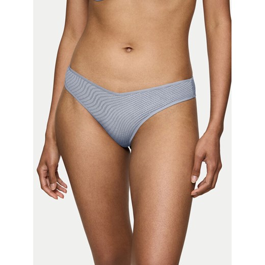 Triumph Stringi Harmony Spotlight 10217381 Niebieski ze sklepu MODIVO w kategorii Majtki damskie - zdjęcie 182719234