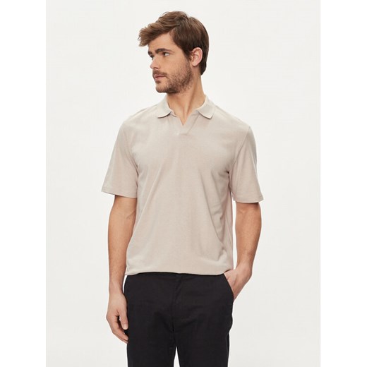 Jack&Jones Polo Summer 12246712 Szary Regular Fit ze sklepu MODIVO w kategorii T-shirty męskie - zdjęcie 182719282