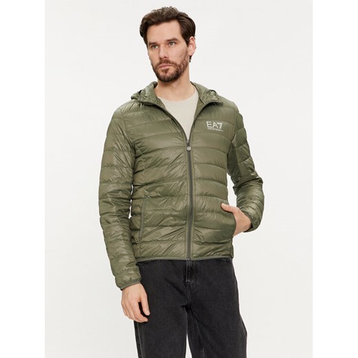 EA7 Emporio Armani Kurtka puchowa 8NPB02 PN29Z 1846 Zielony Regular Fit ze sklepu MODIVO w kategorii Kurtki męskie - zdjęcie 182719310