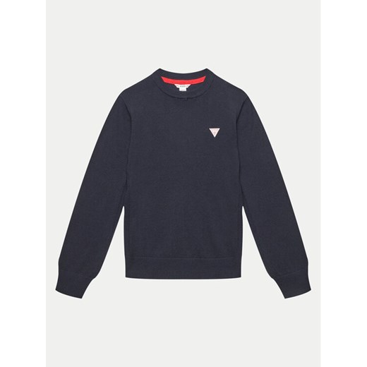 Guess Sweter L0YR03 Z2VV0 Granatowy Regular Fit ze sklepu MODIVO w kategorii Swetry chłopięce - zdjęcie 182719341