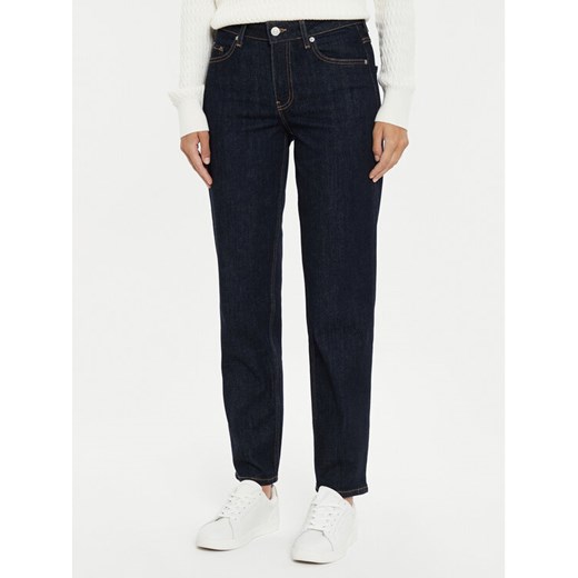 Tommy Hilfiger Jeansy Classic WW0WW42486 Granatowy Straight Fit ze sklepu MODIVO w kategorii Jeansy damskie - zdjęcie 182719413
