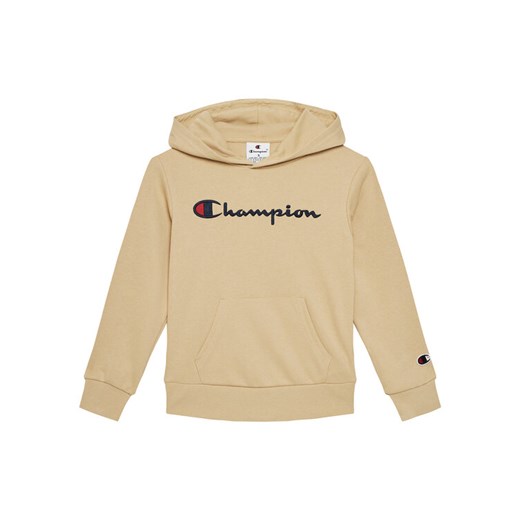 Champion Bluza Icons Hoodie 306970 Beżowy Regular Fit ze sklepu MODIVO w kategorii Bluzy chłopięce - zdjęcie 182719430