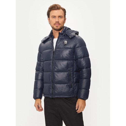 KARL LAGERFELD Kurtka puchowa 505022 544590 Granatowy Slim Fit ze sklepu MODIVO w kategorii Kurtki męskie - zdjęcie 182719520