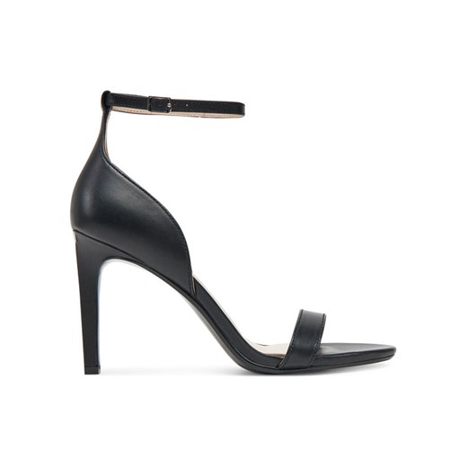 Calvin Klein Sandały Heel Sandal 90 - Lth HW0HW02337 Czarny ze sklepu MODIVO w kategorii Sandały damskie - zdjęcie 182719523