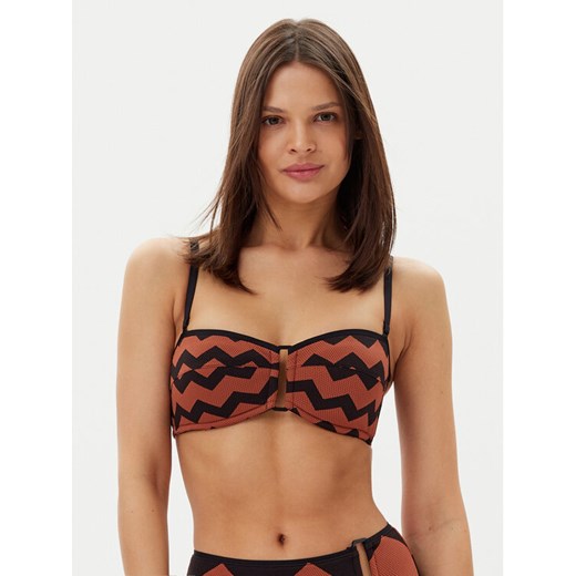Chantelle Góra od bikini Totem C17RQK Brązowy ze sklepu MODIVO w kategorii Stroje kąpielowe - zdjęcie 182719541