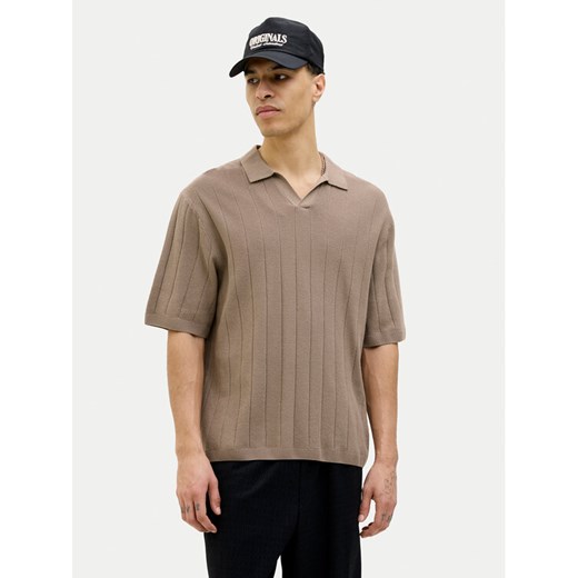 Jack&Jones Sweter Varenna 12272578 Beżowy Relaxed Fit ze sklepu MODIVO w kategorii Swetry męskie - zdjęcie 182719582