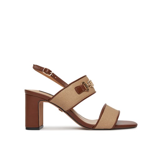 Nine West Sandały 2489-19 Beżowy ze sklepu MODIVO w kategorii Sandały damskie - zdjęcie 182719602