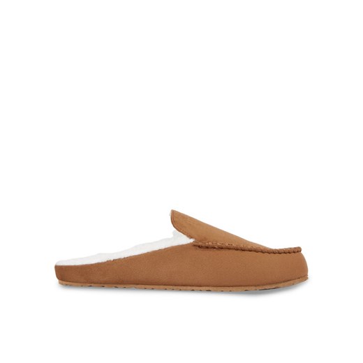 Tommy Hilfiger Kapcie Hilfiger Mocassin Homeslipper FM0FM04769 Brązowy ze sklepu MODIVO w kategorii Kapcie męskie - zdjęcie 182719642