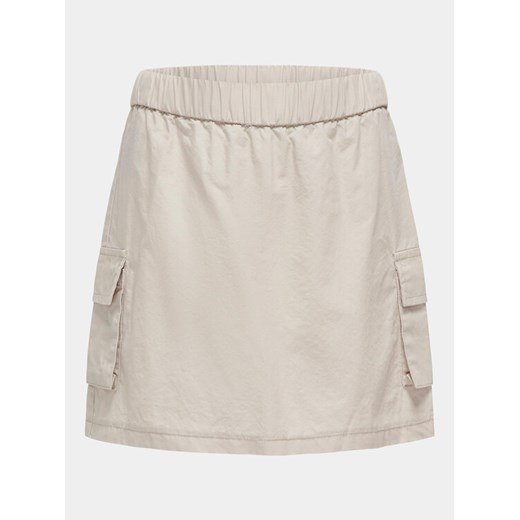 Kids ONLY Spódnica Franches 15316815 Écru Regular Fit ze sklepu MODIVO w kategorii Spódnice dziewczęce - zdjęcie 182719682