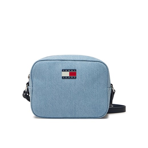 Tommy Jeans Torebka Tjw Ess Must Camera Bag Denim AW0AW17289 Niebieski ze sklepu MODIVO w kategorii Listonoszki - zdjęcie 182719684