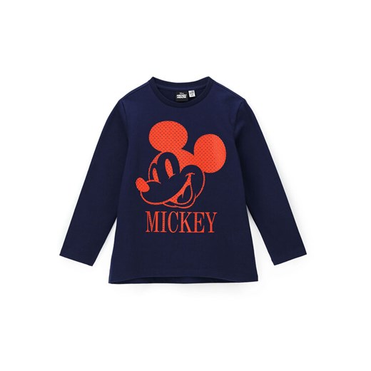 Original Marines Bluzka MICKEY MOUSE DCAV3521F Granatowy Regular Fit ze sklepu MODIVO w kategorii T-shirty chłopięce - zdjęcie 182719702