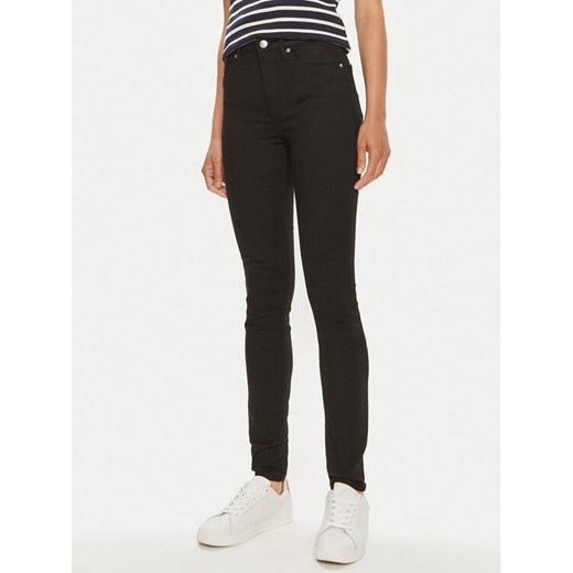 Tommy Hilfiger Jeansy Como WW0WW43321 Czarny Skinny Fit ze sklepu MODIVO w kategorii Jeansy damskie - zdjęcie 182719722