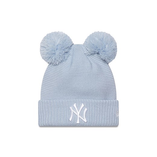New Era Czapka Double Pom Bea 60565276 Błękitny ze sklepu MODIVO w kategorii Czapki zimowe damskie - zdjęcie 182719750