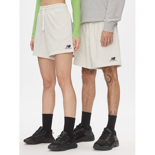New Balance Szorty sportowe Unisex US21500 Szary Relaxed Fit ze sklepu MODIVO w kategorii Spodenki męskie - zdjęcie 182719933