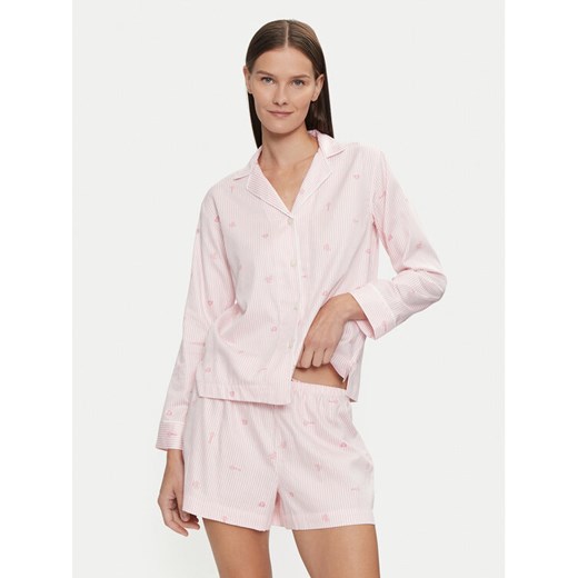LAUREN RALPH LAUREN Piżama ILN72396 Różowy Relaxed Fit XL MODIVO