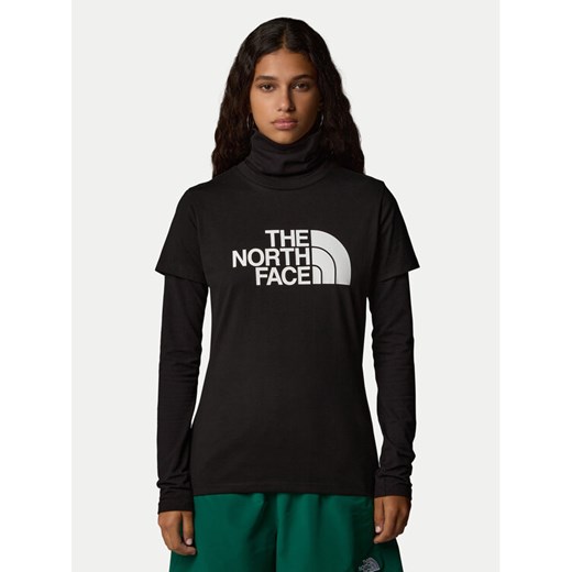 The North Face T-Shirt Easy NF0A8A6D Czarny Regular Fit ze sklepu MODIVO w kategorii Bluzki damskie - zdjęcie 182720071