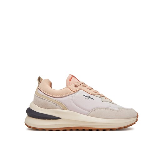 Pepe Jeans Sneakersy PLS60044 Beżowy ze sklepu MODIVO w kategorii Buty sportowe damskie - zdjęcie 182720082