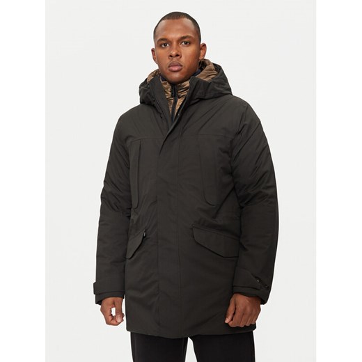 Geox Kurtka zimowa Warrens M4621B T3149 F9000 Czarny Regular Fit ze sklepu MODIVO w kategorii Kurtki męskie - zdjęcie 182720101