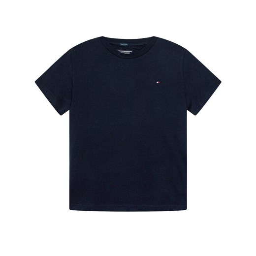 Tommy Hilfiger T-Shirt KB0KB04140 S Granatowy Regular Fit ze sklepu MODIVO w kategorii T-shirty chłopięce - zdjęcie 182720121