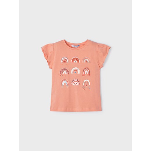 Mayoral T-Shirt 3062 Pomarańczowy ze sklepu MODIVO w kategorii Bluzki dziewczęce - zdjęcie 182720131