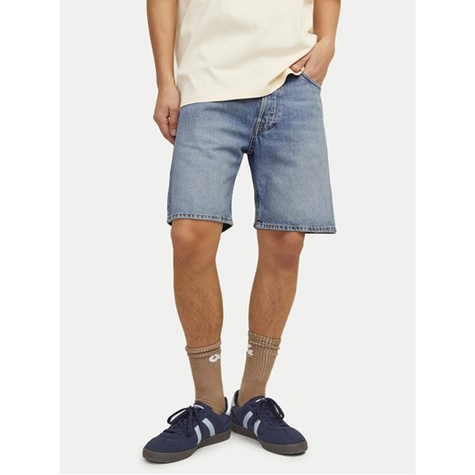 Jack&Jones Szorty jeansowe Chris Cooper 12252858 Niebieski Relaxed Fit ze sklepu MODIVO w kategorii Spodenki męskie - zdjęcie 182720132